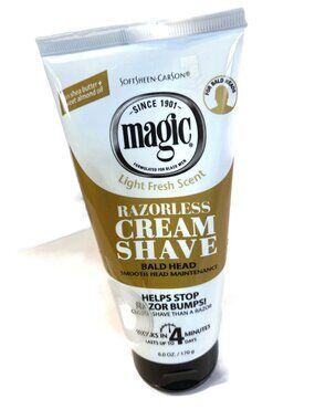Magic Shaving Cream Fresh Scent Helps Stop Razor Bumps 6Oz New Never Used